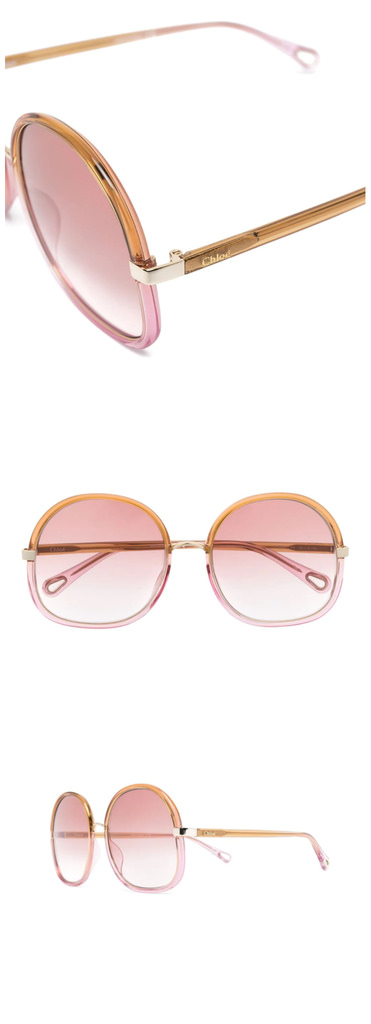 Chloé Eyewear square tinted sunglasses.jpg