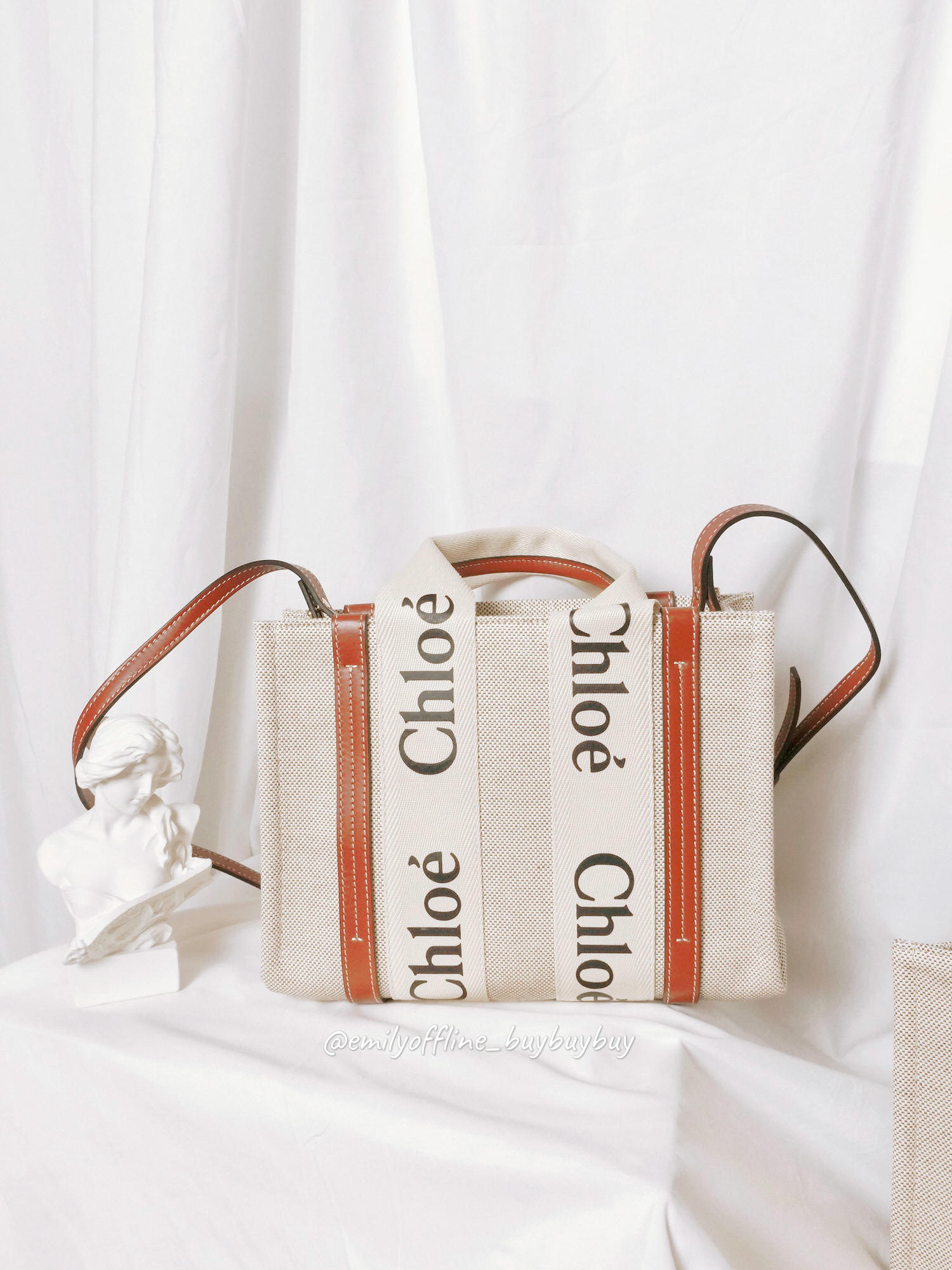 Chloé Woody 背帶款開箱！棕色小號托特包值得買嗎？專櫃價多少？怎麼辨別真偽？一次說清楚。