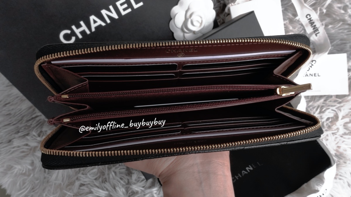 香奈兒開箱！Chanel 經典拉鍊長夾好香❤️2022荔枝牛金釦多少錢？哪裏買？如何保養？真假辨別？完整說明給你聽。