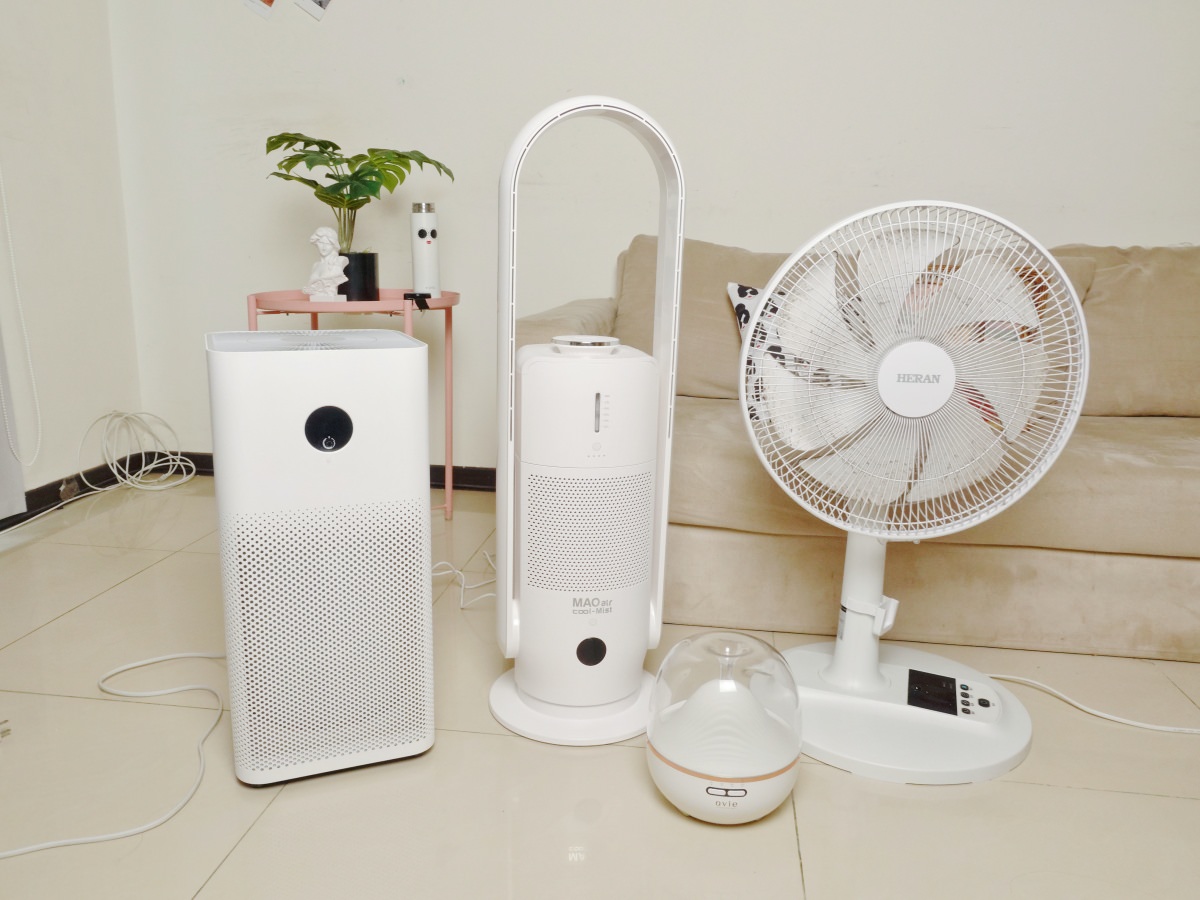 日系小家電開箱！Bmxmao MAO air cool-Mist 3in1空間除菌大師，霧化水氧機X無葉循環扇X空氣清淨三機合一，終於不用再洗電風扇了！