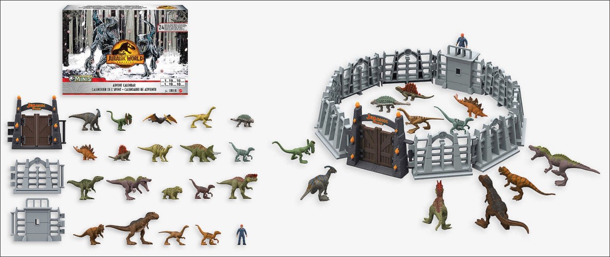 Jurassic World Dominion advent calendar