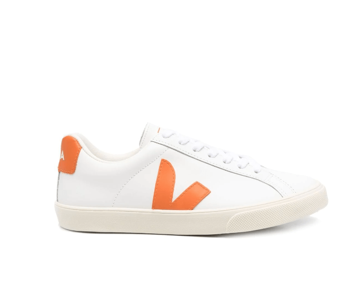 VEJA Esplar low top sneakers 橘白配