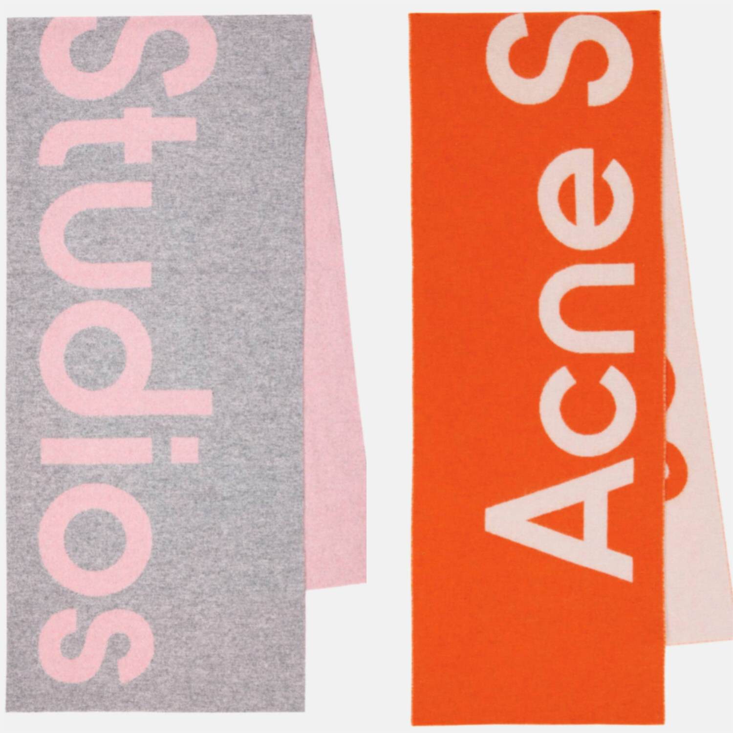 ACNE STUDIOS LOGO圍巾