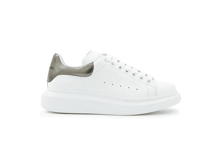 ALEXANDER MCQUEEN Oversized sneakers whiteblack pearl