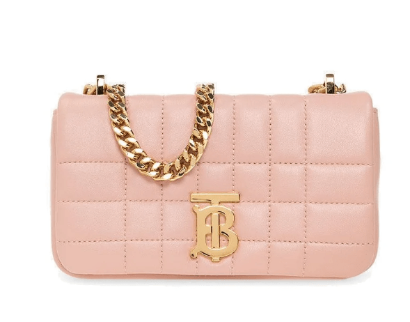 Burberry Lola Bag 開箱！一半皮革＋一半金屬鏈背帶，可斜跨＋手提＋腋下包（小號專櫃41折入手要確定餒）