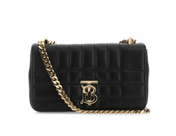 Burberry Lola Bag 開箱！一半皮革＋一半金屬鏈背帶，可斜跨＋手提＋腋下包（小號專櫃41折入手要確定餒）