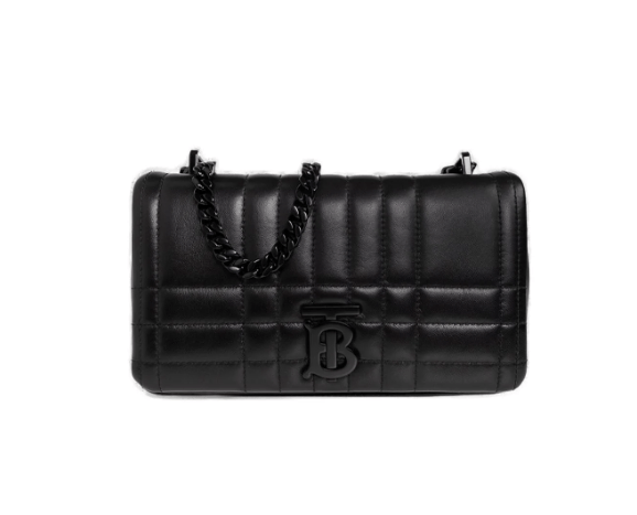 Burberry Lola Bag 開箱！一半皮革＋一半金屬鏈背帶，可斜跨＋手提＋腋下包（小號專櫃41折入手要確定餒）