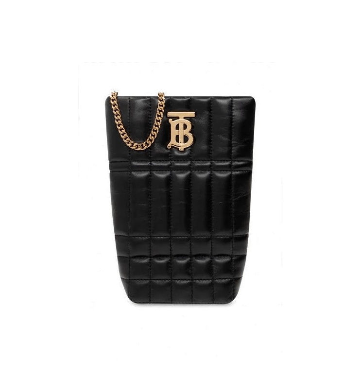 Burberry Lola Bag 開箱！一半皮革＋一半金屬鏈背帶，可斜跨＋手提＋腋下包（小號專櫃41折入手要確定餒）