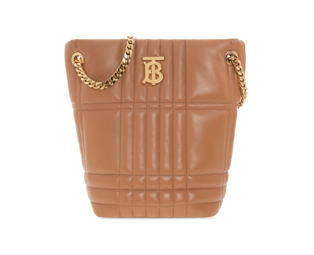 Burberry Lola Bag 開箱！一半皮革＋一半金屬鏈背帶，可斜跨＋手提＋腋下包（小號專櫃41折入手要確定餒）