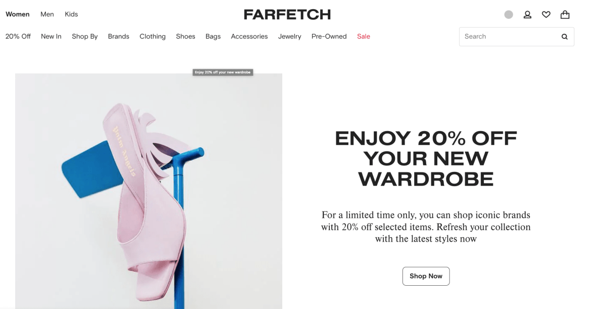 FARFETCH 38婦女節活動