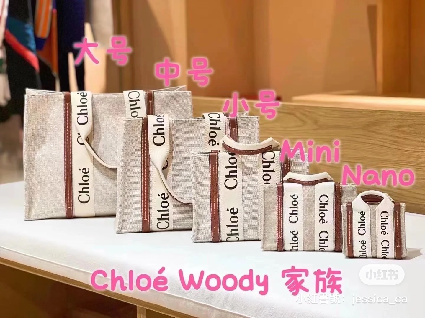 Chloé Woody Tote全尺寸
