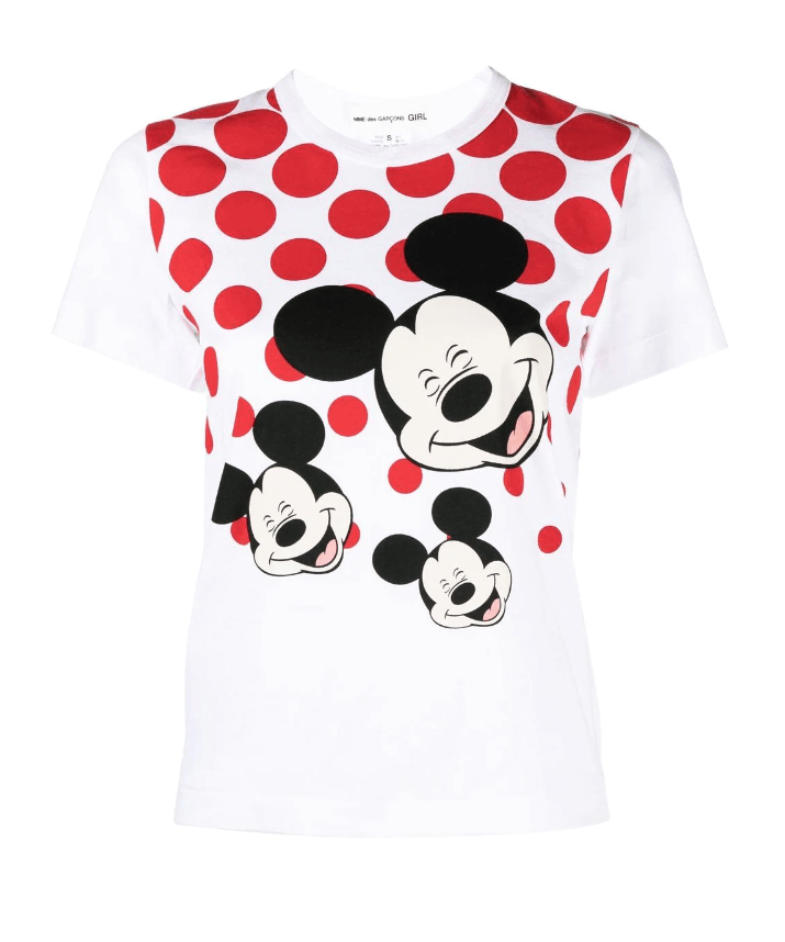Comme Des Garcons Girlx Disney Mickey Mouse T shirt