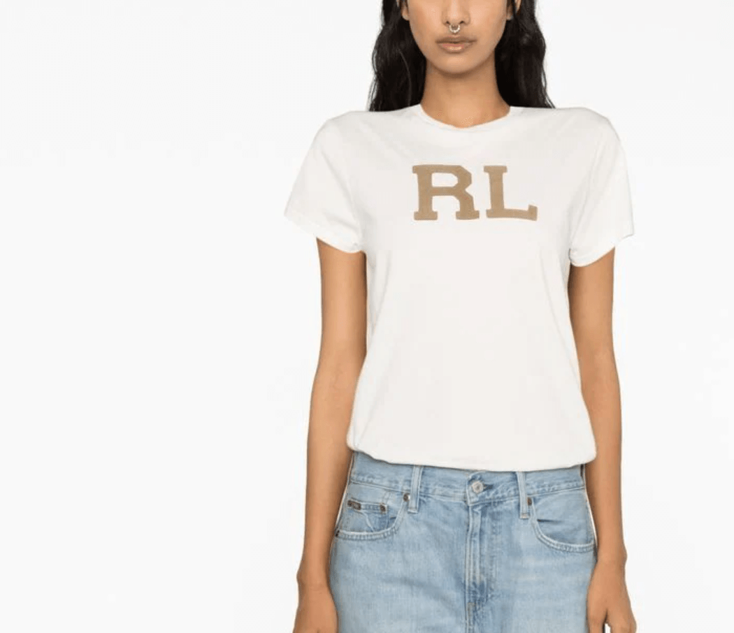 Polo Ralph Lauren logo appliquéd cotton T shirt