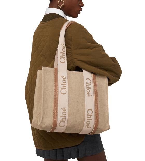 24S黑五比鬼扯還扯私促5折再8折！Chloe woody tote新款刺繡小號台幣17,000有找、Chloe woody 小籃子台幣13000有找