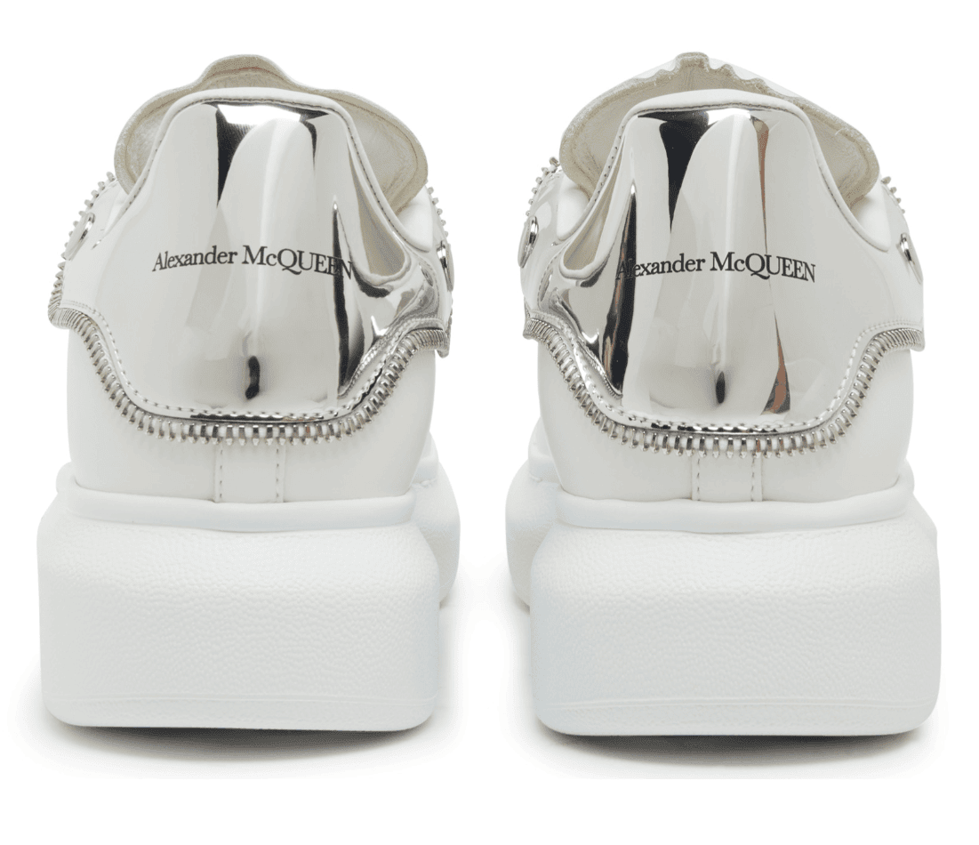 ALEXANDER MCQUEEN Oversized sneakers 拉鍊銀