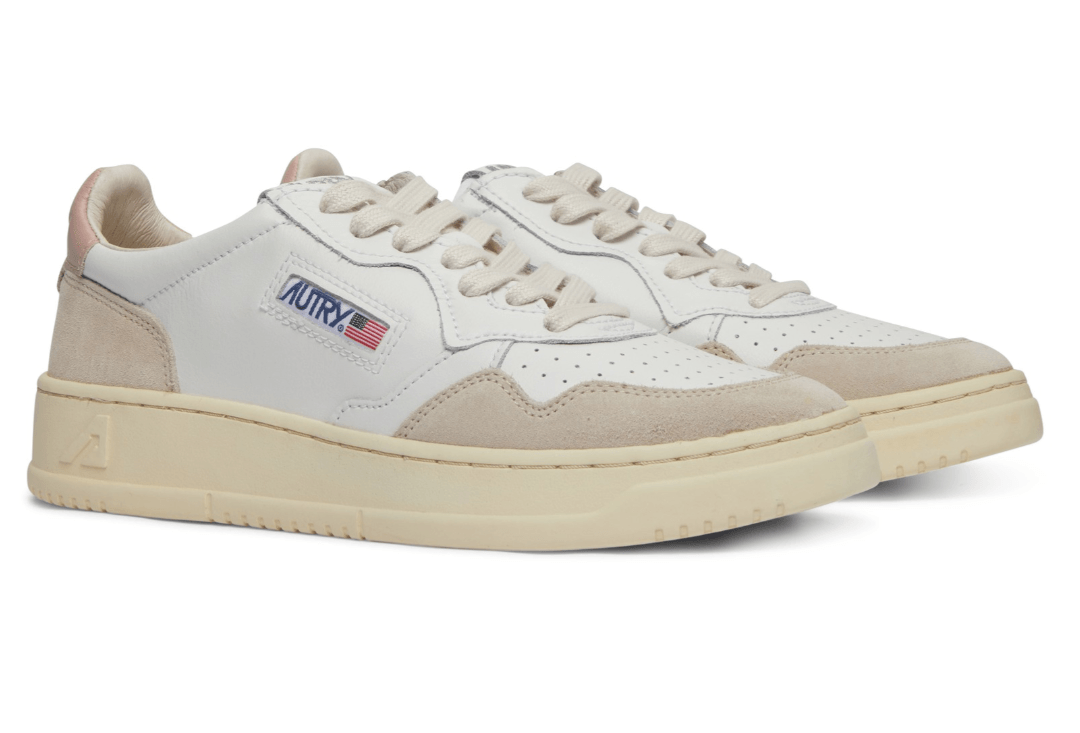 AUTRY Medalist low sneakers in leather and suede