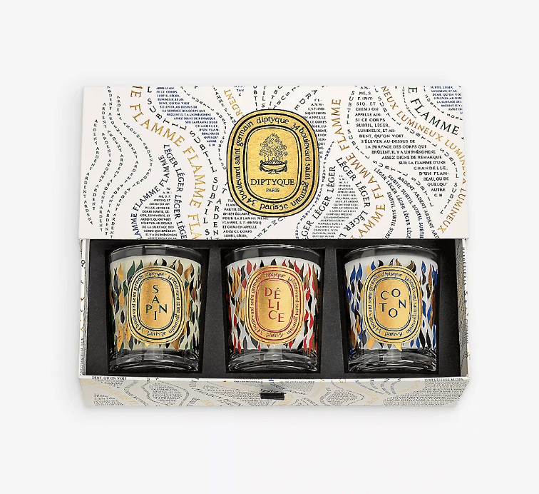 DIPTYQUE Scented candle Set 3 x 70g