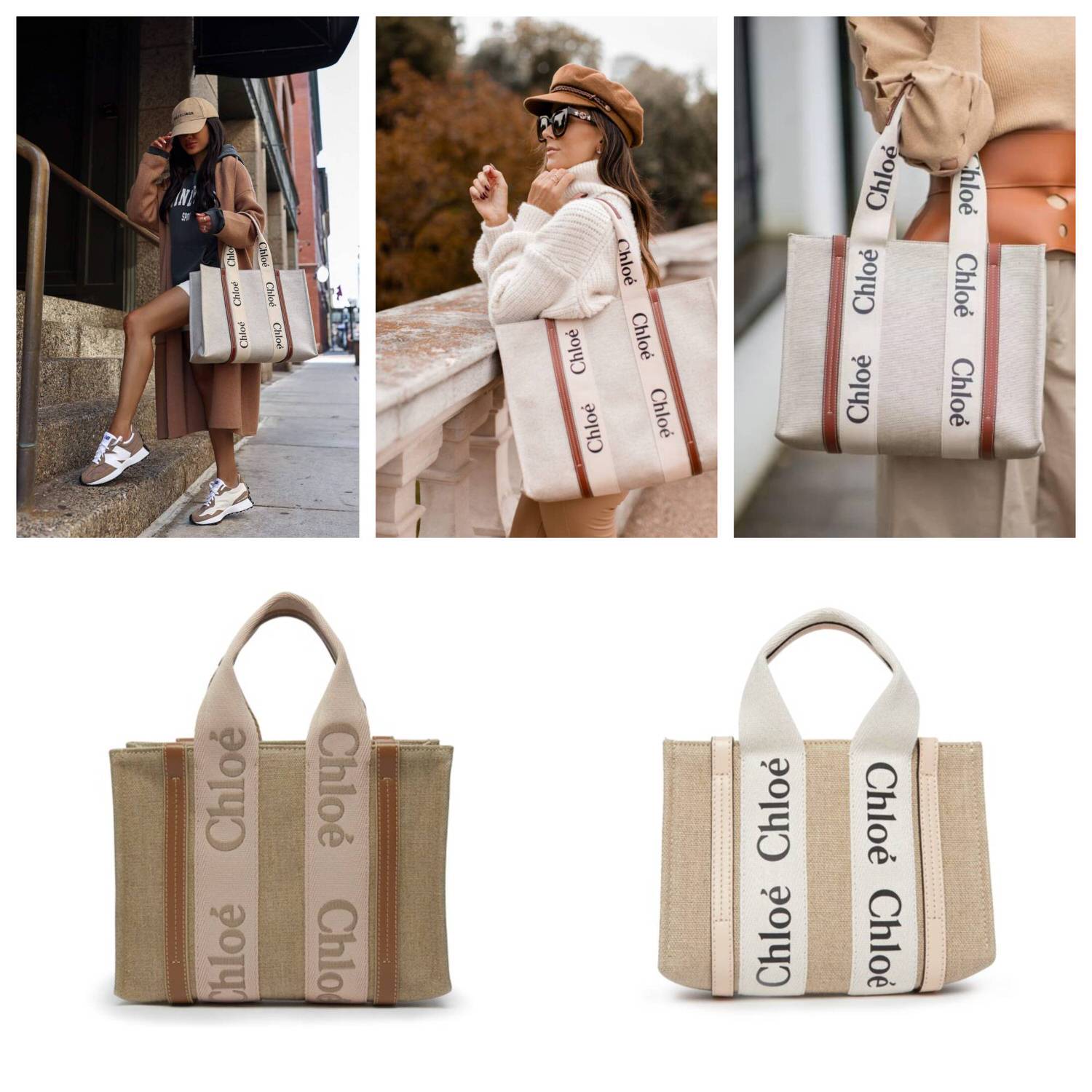 chloe woody tote