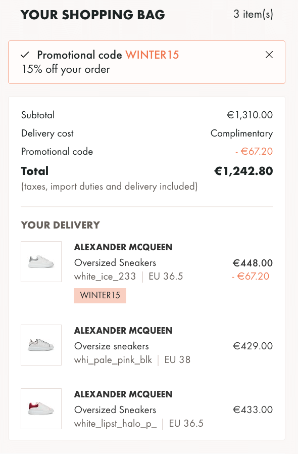 ALEXANDER MCQUEEN Oversized Sneakers特價