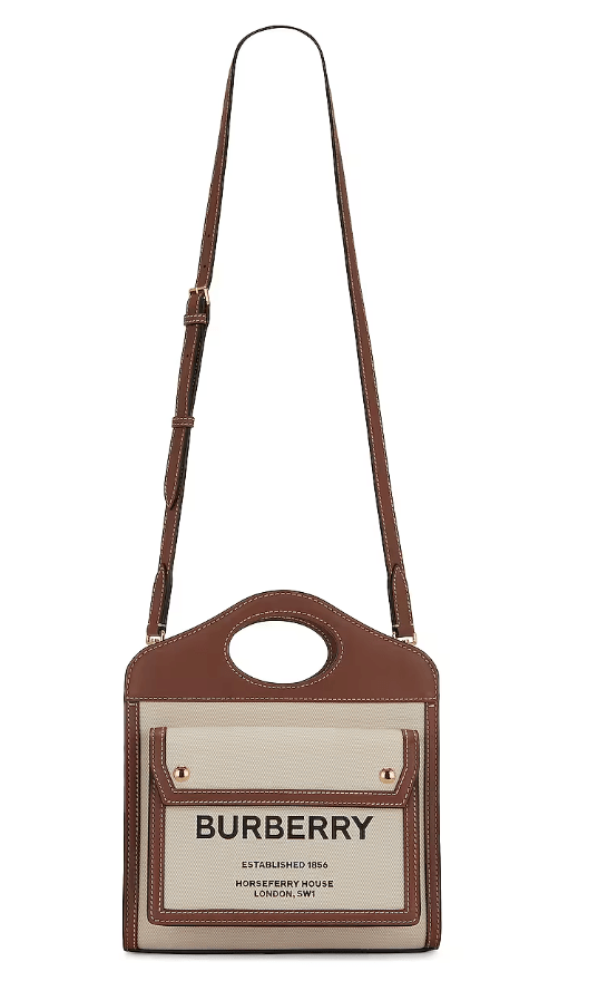 BURBERRY Canvas Pocket Bag