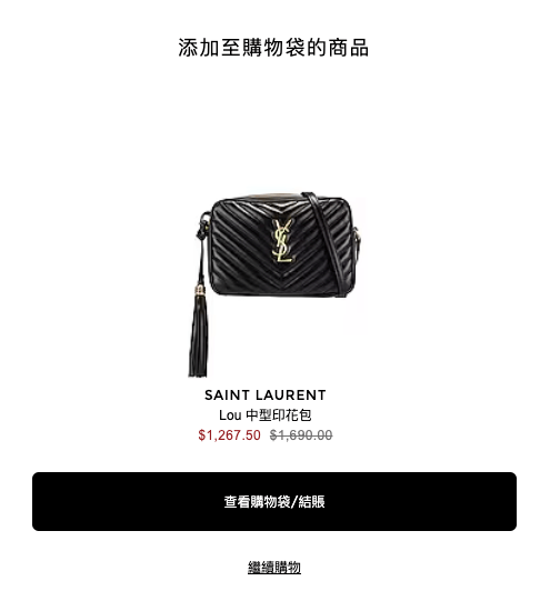 Saint Laurent Medium Lou 中號相機包