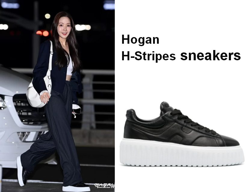 Hogan Cool Sneakers 許路兒同款開箱！Hogan Cool Sneakers v.s. Hogan H-Stripes 厚底鞋實穿超詳細比較！