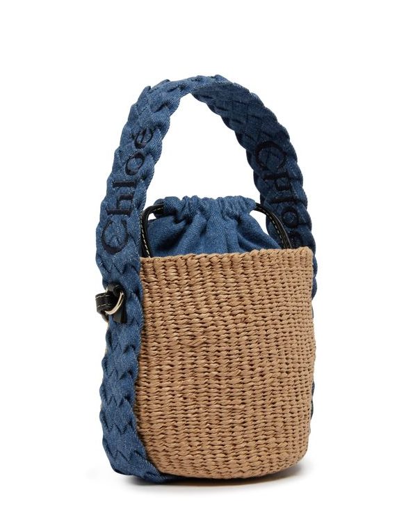 CHLOÉ Small woody basket 丹寧