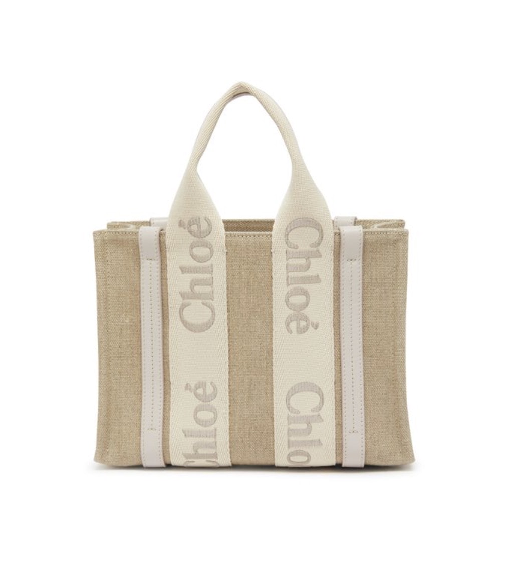 24S黑五比鬼扯還扯私促5折再8折！Chloe woody tote新款刺繡小號台幣17,000有找、Chloe woody 小籃子台幣13000有找