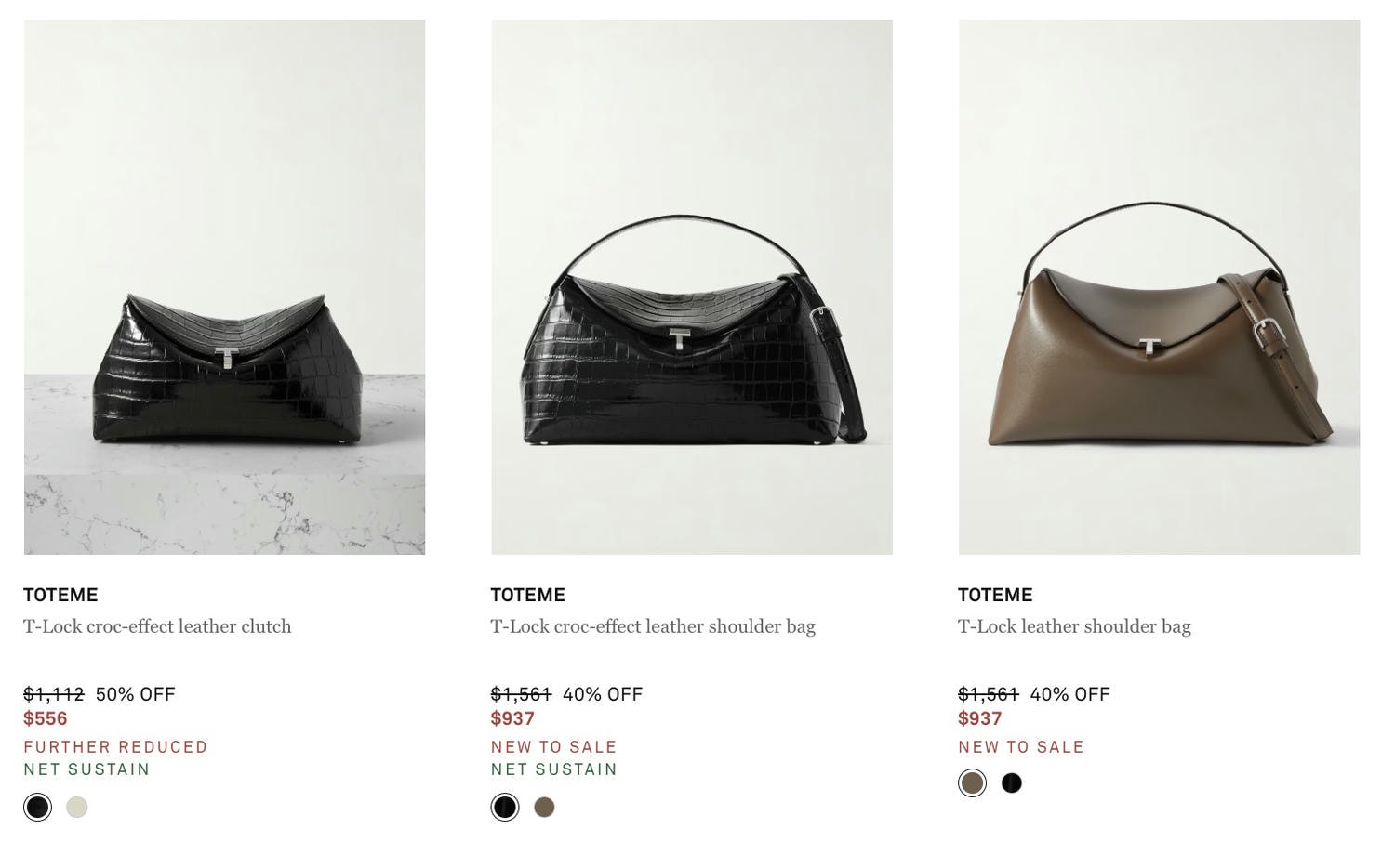Net-A-Porter 新增大量單品低至4折！Toteme, LOEWE, BURBERRY…美妝品適合小額湊單