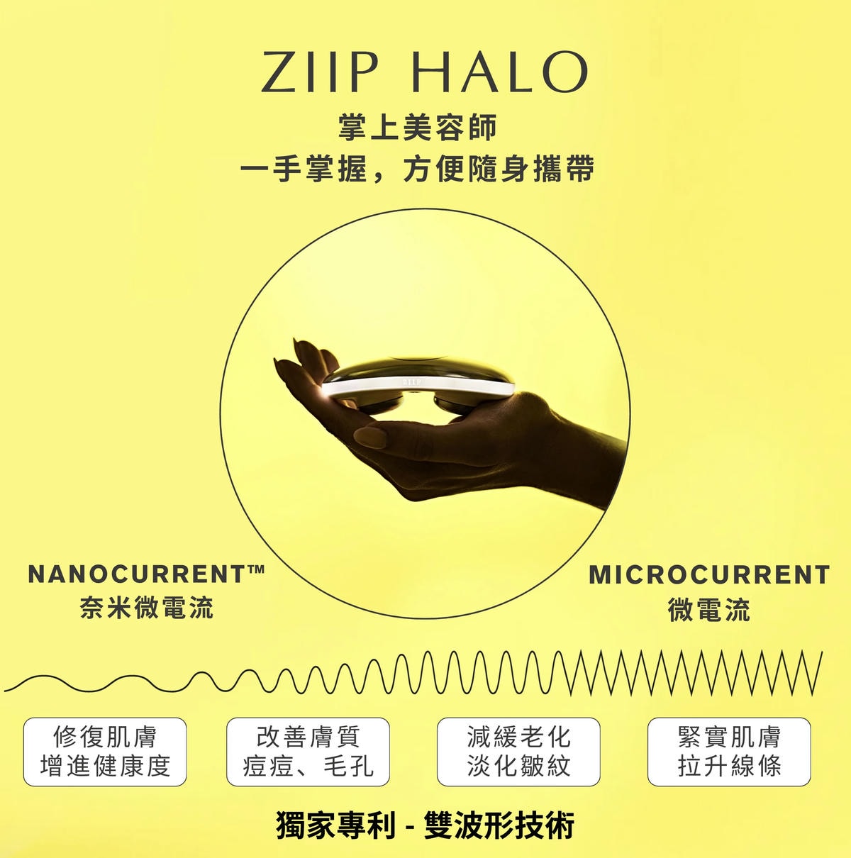 ZIIP HALO 美膚儀實測使用心得～居家美容、出國旅遊必備奈米微電流美膚儀！