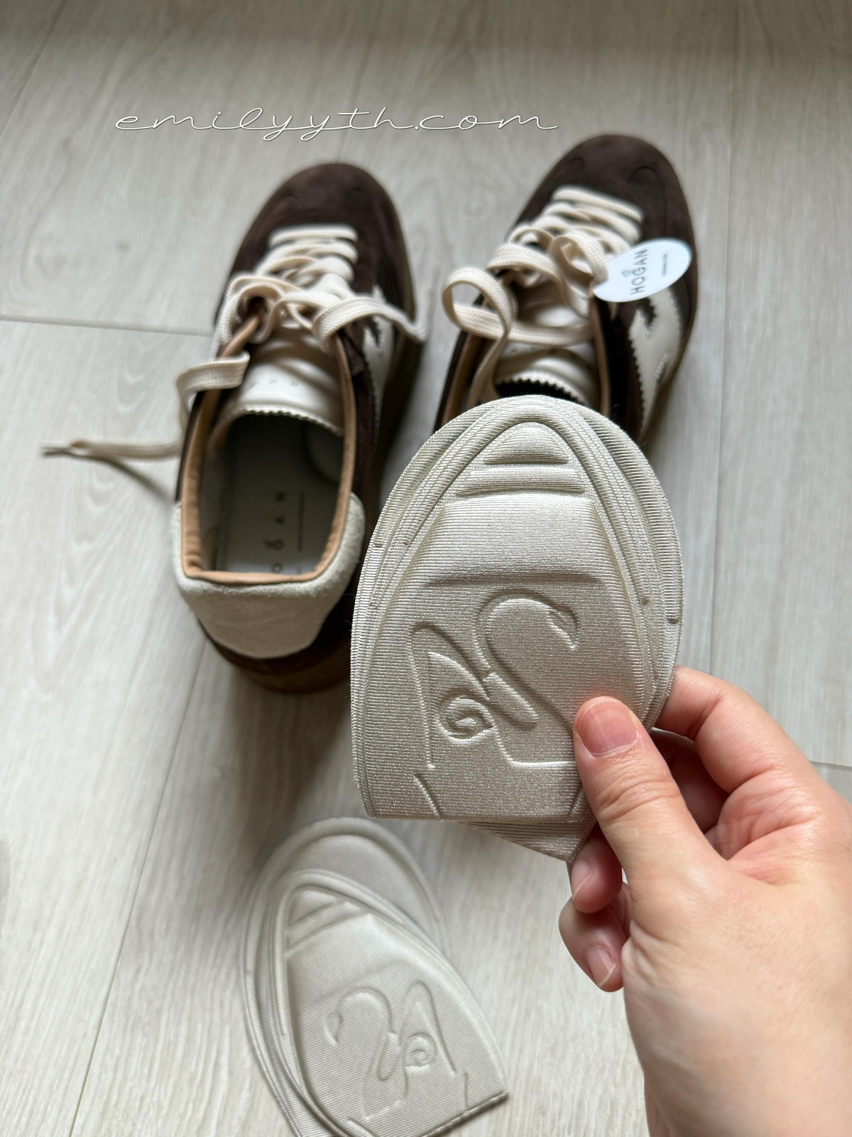 Hogan Cool Sneakers 許路兒同款開箱！Hogan Cool Sneakers v.s. Hogan H-Stripes 厚底鞋實穿超詳細比較！