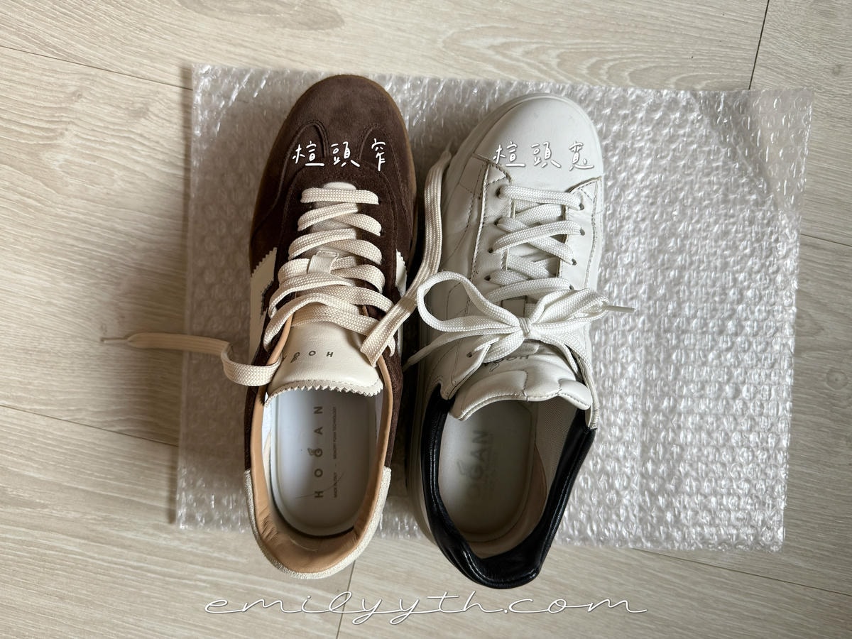 Hogan Cool Sneakers 許路兒同款開箱！Hogan Cool Sneakers v.s. Hogan H-Stripes 厚底鞋實穿超詳細比較！