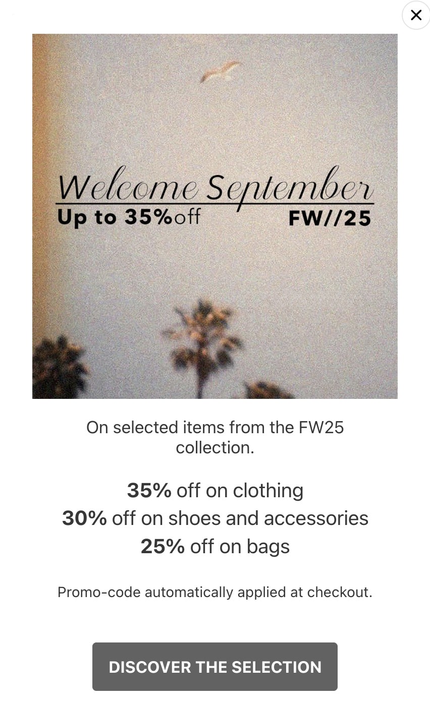 Suit Negozi 季中閃促65折起！