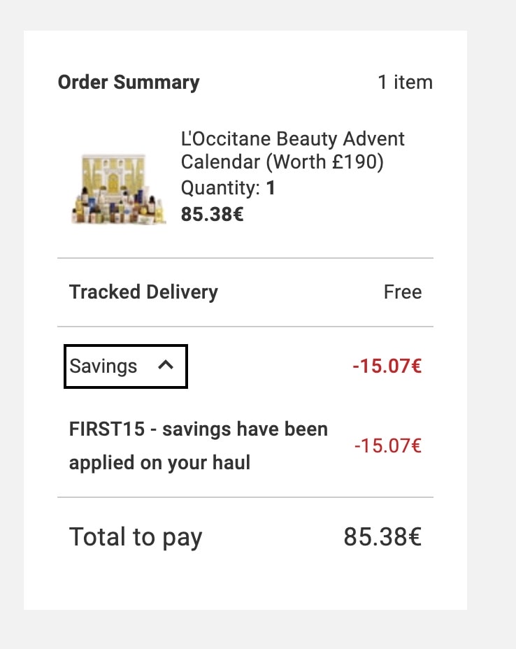 Cult Beauty L’Occitane 歐舒丹聖誕倒數月曆45折！隨時結束！