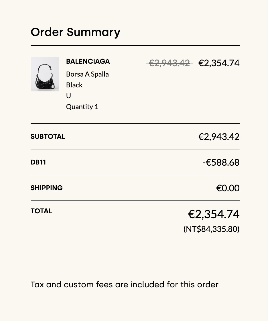 雙十一獨家!義大利電商Giglio限時8折! - 第1張圖