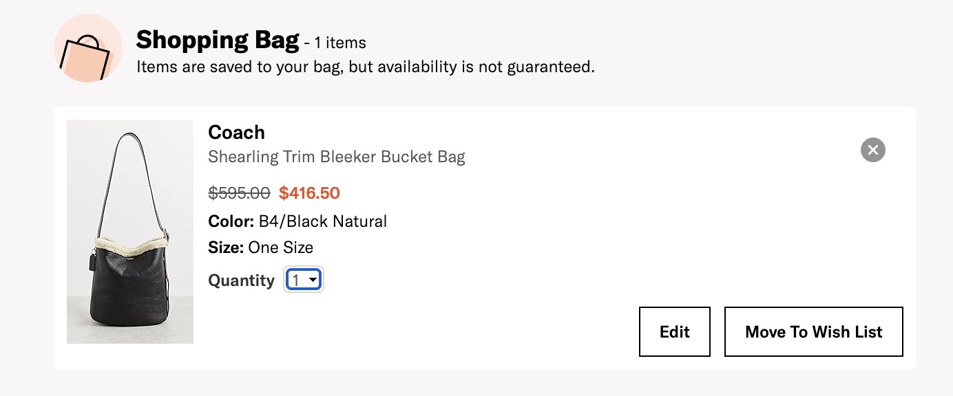 Shopbop新品降價！Coach Brooklyn 39 專櫃62折！